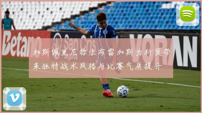 加斯佩里尼称法布雷加斯为科莫带来独特战术风格与比赛气质提升